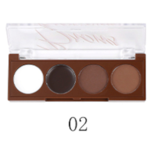 FARRES Тени для бровей "Perfect Brows" 4 цвета #1