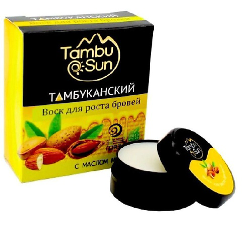 БИЗОРЮК Воск для укладки бровей с маслом миндаля #1