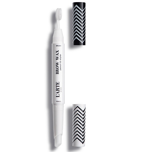 L'ARTE DEL BELLO Воск-карандаш для фиксации бровей Brow wax pencil & styler, прозрачный #1