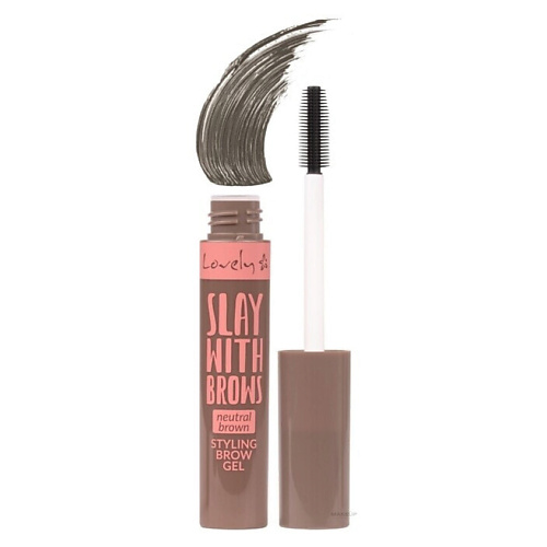 LOVELY Гель для фиксации и окрашивания бровей Slay With Brow Styling Brow Gel #1