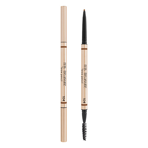 ЛЭТУАЛЬ Карандаш для бровей с щеткой My Treasure Brow Pencil #1