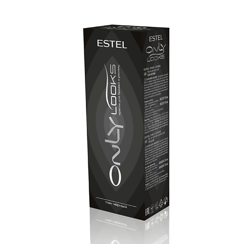 ESTEL PROFESSIONAL Краска для бровей и ресниц ESTEL ONLY looks тон черный 01 117 #1