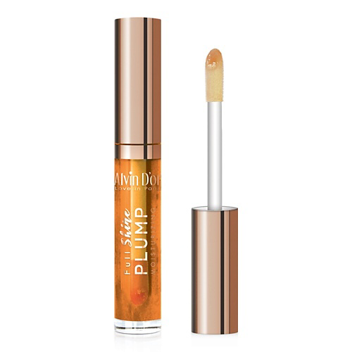ALVIN D’OR Увлажняющий блеск-плампер для губ "Full shine plump moisturizing" #1