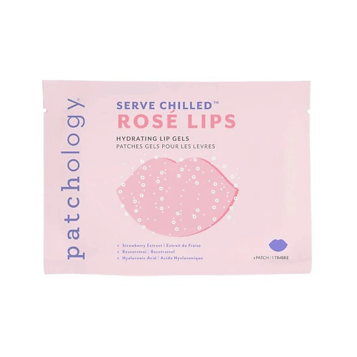 PATCHOLOGY Увлажняющие гидрогелевые патчи для губ Serve Chilled Rose Lip Gels #1
