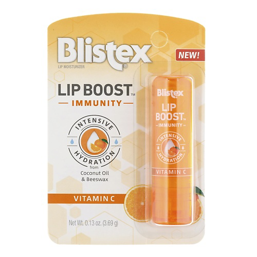 BLISTEX Интенсивно увлажняющий бальзам для губ с витамином С Lip Boost Immunity #1