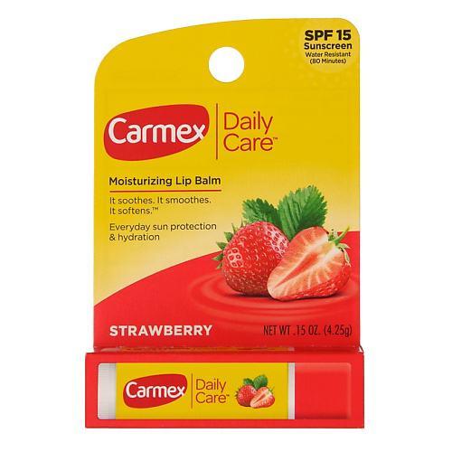 CARMEX Бальзам для губ в стике клубника SPF 15 #1