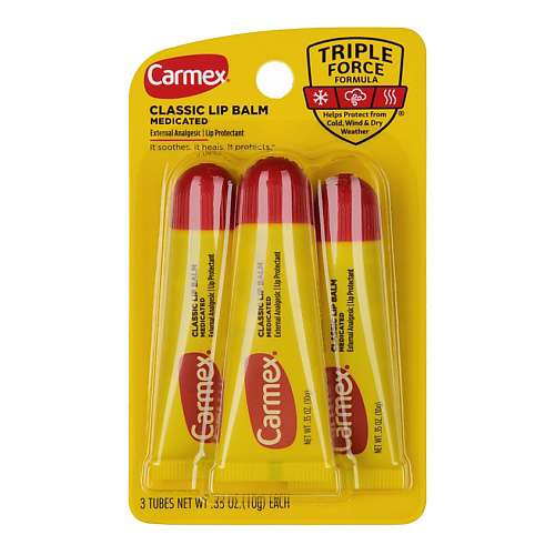 CARMEX Набор бальзамов для губ в тубе классический #1