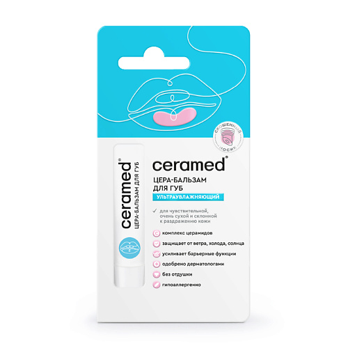CERAMED Цера-бальзам для губ ультраувлажняющий Cera Balm #1