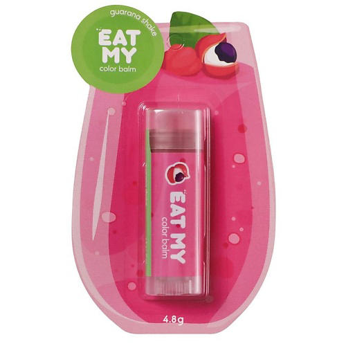 EAT MY Оттеночный бальзам для губ Шейк с гуараной Color Balm Guarana Shake #1
