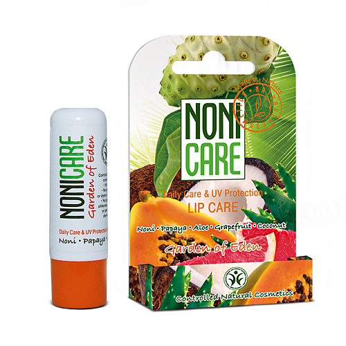 NONICARE Бальзам для губ увлажняющий с УФ, маслом кокоса, ши, витамином Е #1