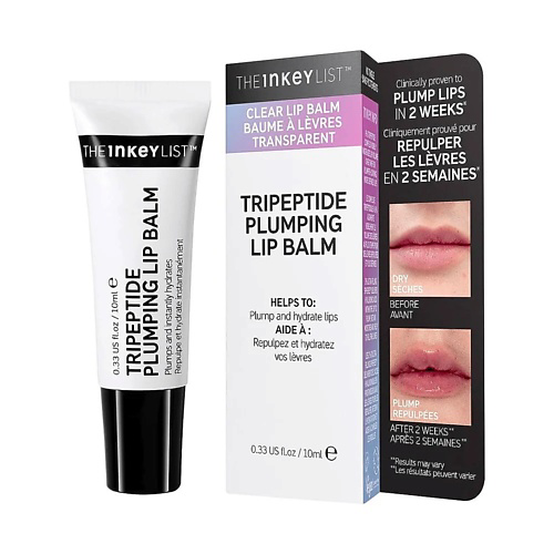 THE INKEY LIST Пептидный бальзам Tripeptide Plumping, увеличивающий объем губ #1