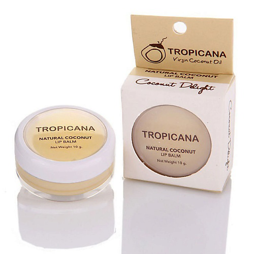 TROPICANA Бальзам для губ Кокосовое наслаждение #1