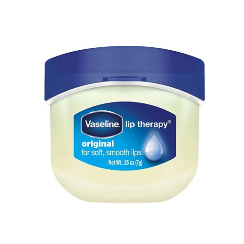 VASELINE Бальзам для губ без запаха Lip Therapy Original Mini #1