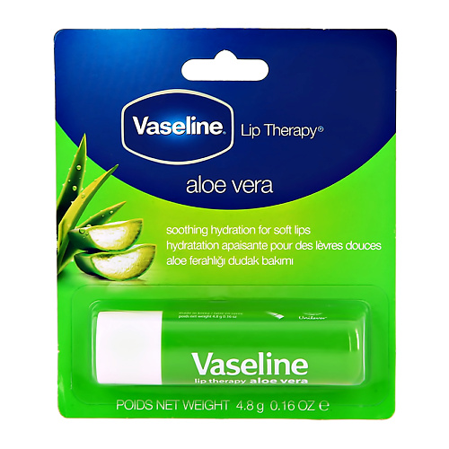 VASELINE Бальзам для губ LIP THERAPY с экстрактом алоэ вера (в стике) #1