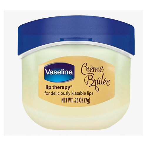 VASELINE Бальзам для губ с ароматом крем-брюле Lip Therapy Creme Brulee Mini #1