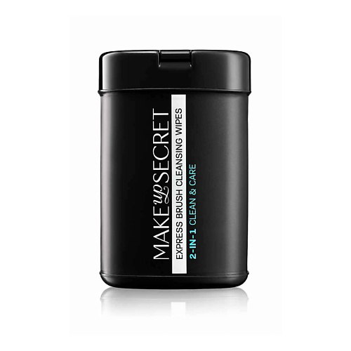 MAKE-UP SECRET Салфетки для очищения кистей 50 шт Express Brush Cleansing Wipes #1