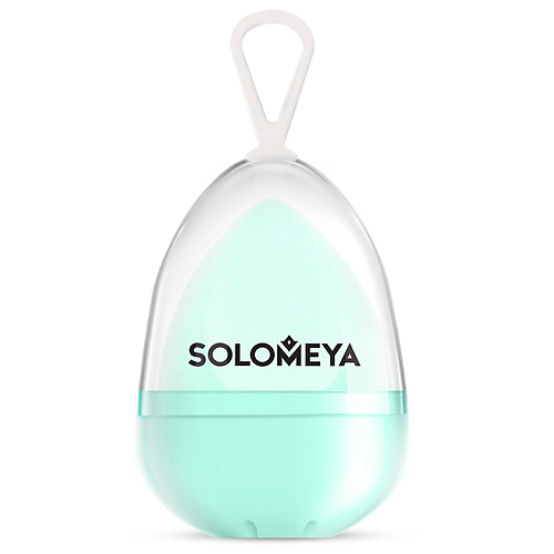 SOLOMEYA Вельветовый косметический спонж для макияжа Тиффани Microfiber Velvet Sponge Tiffany #1