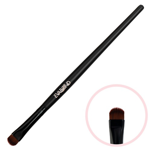 EVABOND Кисть макияжная для теней средняя Black #1