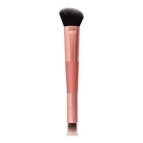 REAL TECHNIQUES Двусторонняя кисть для пудры Dual Ended Set + Bake Brush #1