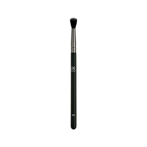 DECO. Кисть для нанесения и растушевки теней синтетическая дуофибра MAKE UP BRUSH EYES #1