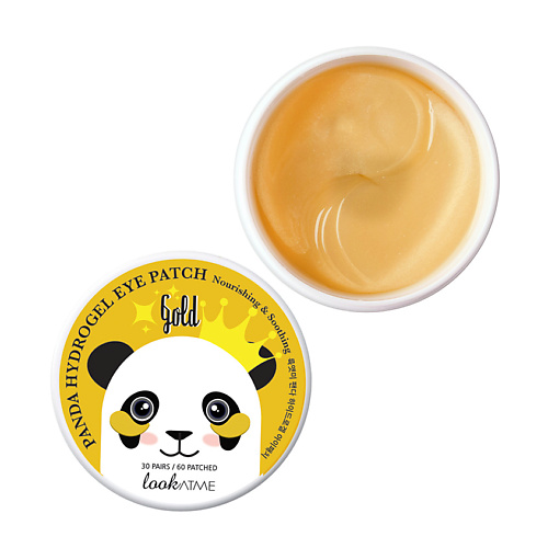 LOOK AT ME Патчи для глаз гидрогелевые с частичками золота Panda Hydrogel Eye Patch Gold #1