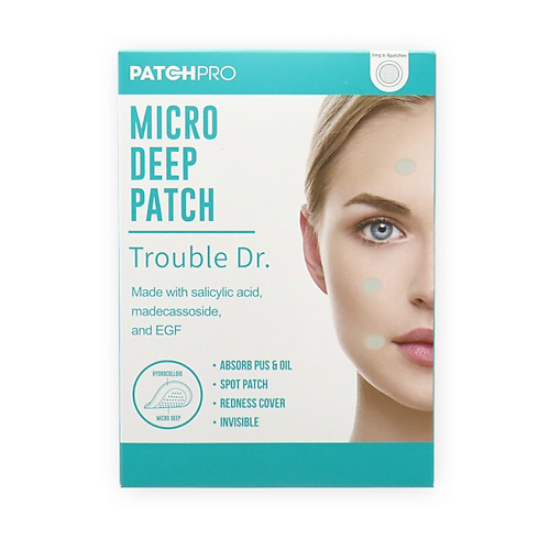 PATCH PRO Патчи для лица микроигольные для проблемной кожи с салициловой кислотой #1