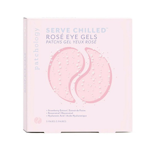 PATCHOLOGY Ультраувлажняющие тонизирующие гелевые патчи для глаз Serve Chilled Rose #1