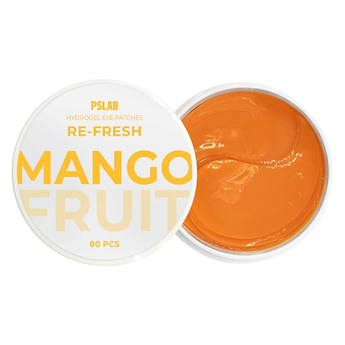 PS.LAB Патчи против следов усталости с экстрактом манго Hydrogel Eye Patches Re-Fresh Mango #1