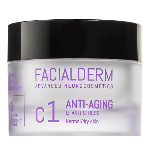 FACIALDERM Крем для лица антивозрастной для нормальной и сухой кожи C1 Anti-Aging & Anti-Stress Face Cream 50 #1