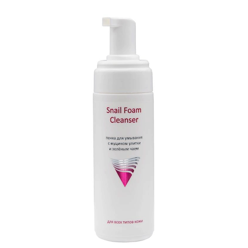 ARAVIA PROFESSIONAL Пенка для умывания с муцином улитки и зелёным чаем Snail Foam Cleanser 160 #1
