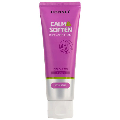 CONSLY Пенка для умывания успокаивающая с азуленом Calm & Soften 120 #1