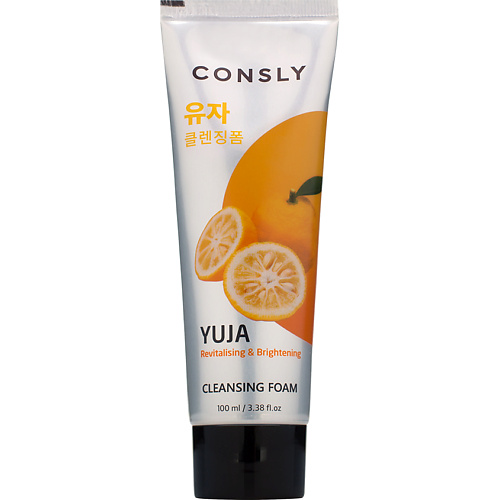 CONSLY Витаминизирующая кремовая пенка для умывания с экстрактом юдзу Yuja Revitalising & Brightening Cleansing Foam 100 #1