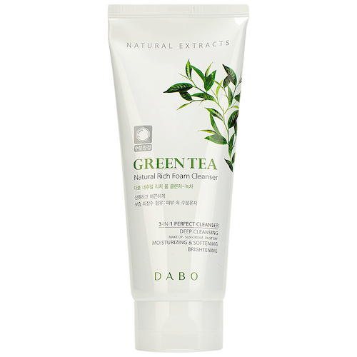 DABO Пенка для умывания c экстрактом зеленого чая Green Tea Natural Rich Foam Cleanser 180 #1