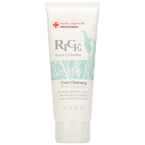 DABO Пенка для умывания с экстрактом риса Rice Nature Collection Foam Cleansing Whitening 150 #1