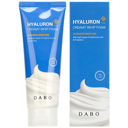 DABO Пенка для умывания увлажняющая с гиалуроновой кислотой Hyaluron Creamy Whip Foam 150 #1
