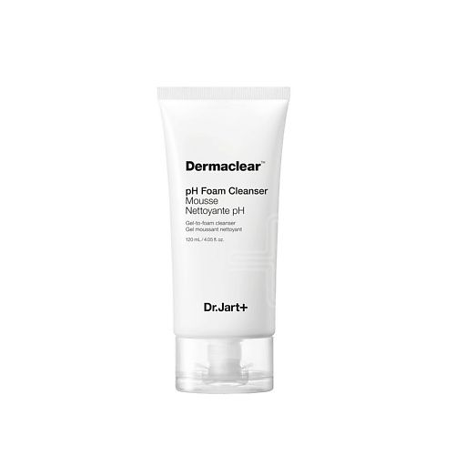 DR. JART+ Пенка для умывания глубокого очищения для чувствительной кожи Dermaclear pH Foam Cleanser 120 #1