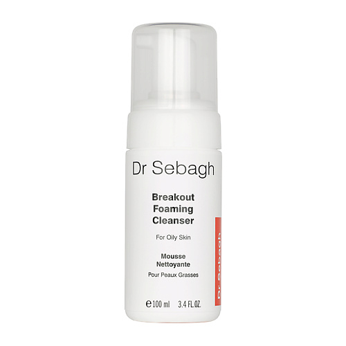 DR SEBAGH Пенка очищающая для жирной кожи и кожи с акне Breakout Foaming Cleanser 100 #1