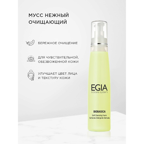 EGIA Нежная очищающая пенка-мусс Soft Cleansing Foam 200 #1