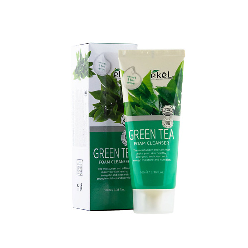 EKEL Пенка для умывания с Зеленым чаем Тонизирующая Foam Cleanser Green Tea 100 #1