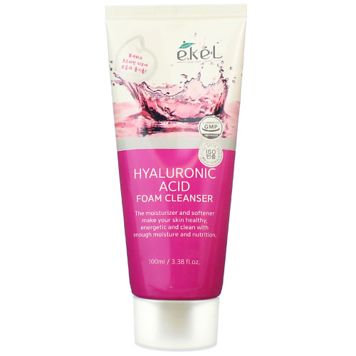 EKEL Пенка для умывания с Гиалуроновой кислотой Увлажняющая Foam Cleanser Hyaluronic Acid 100 #1