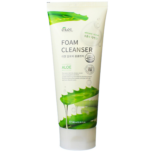 EKEL Пенка для умывания с Алоэ Успокаивающая Foam Cleanser Aloe 180 #1