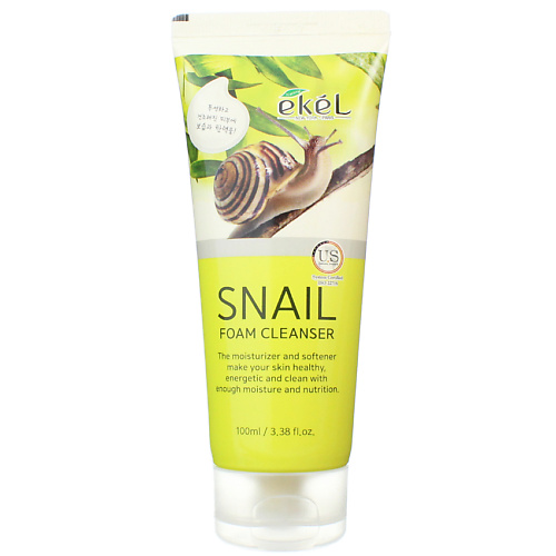 EKEL Пенка для умывания с Муцином улитки Омолаживающая Foam Cleanser Snail 100 #1