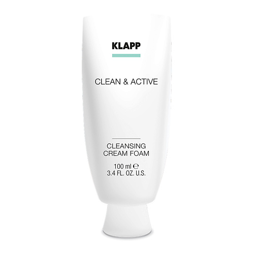 KLAPP COSMETICS Очищающая крем-пенка CLEAN&ACTIVE Cleansing Cream Foam 100 #1