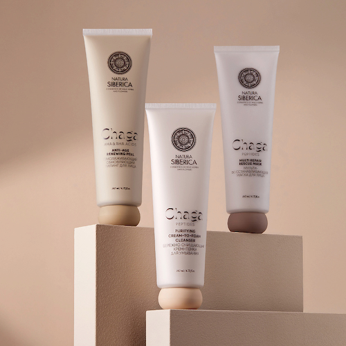 NATURA SIBERICA Бережно очищающая крем-пенка для умывания Chaga Peptides 140 #1