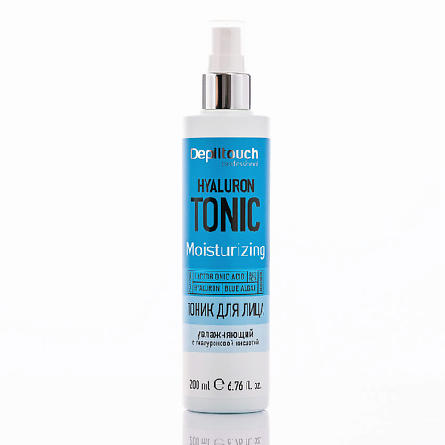 DEPILTOUCH PROFESSIONAL Тоник для лица увлажняющий с гиалуроновой кислотой Hyaluron tonic moisturising 200 #1