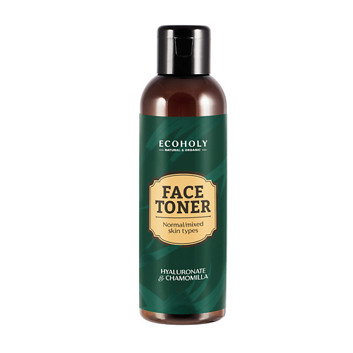 ECOHOLY Тоник для нормального и комбинированного типа кожи лица Face Toner Normal/mixed Skin Types Hyaluronate & Chamomilla 150 #1