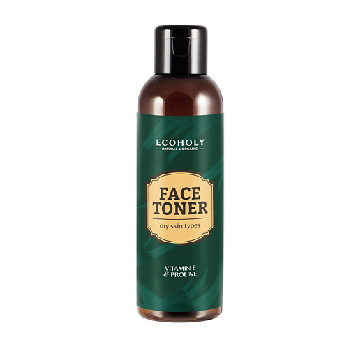 ECOHOLY Тоник для сухого типа кожи лица Face Toner Dry Skin Types Vitamin E & Proline 150 #1
