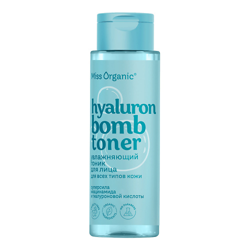 MISS ORGANIC Тоник увлажняющий для всех типов кожи HIALURON BOMB TONER 190 #1