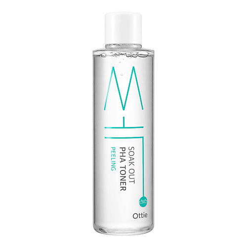 OTTIE Soak out PHA Toner Слабокислотный мягкий отшелушивающий тонер с PHA-кислотой 210 #1