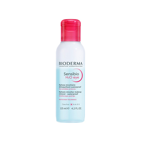 BIODERMA Двухфазное мицеллярное средство для очищения глаз и губ Sensibiо H2O 125 #1